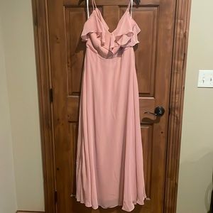 NWT Dressy Girl  flower girl dress - size 14 Juniors. Desert Rose color